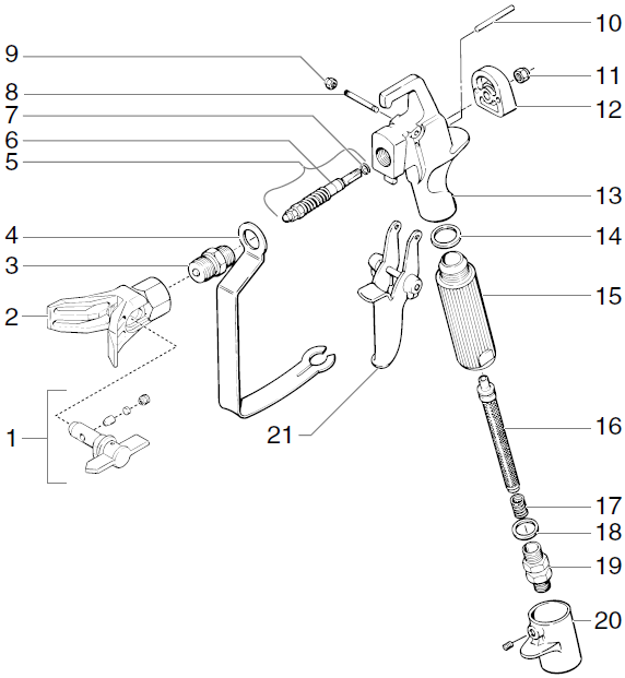 ED655 G-10 Spray Gun